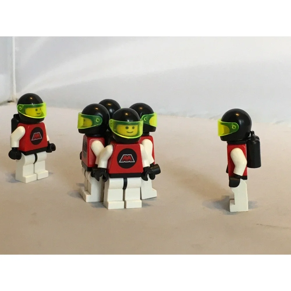 Space LEGO M-Tron 6x Minifigures Various Accessories Vintage